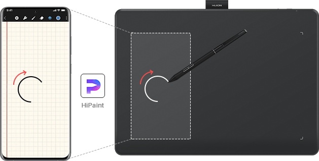 Huion Inspiroy Frego M Wireless Bluetooth Graphics Drawing