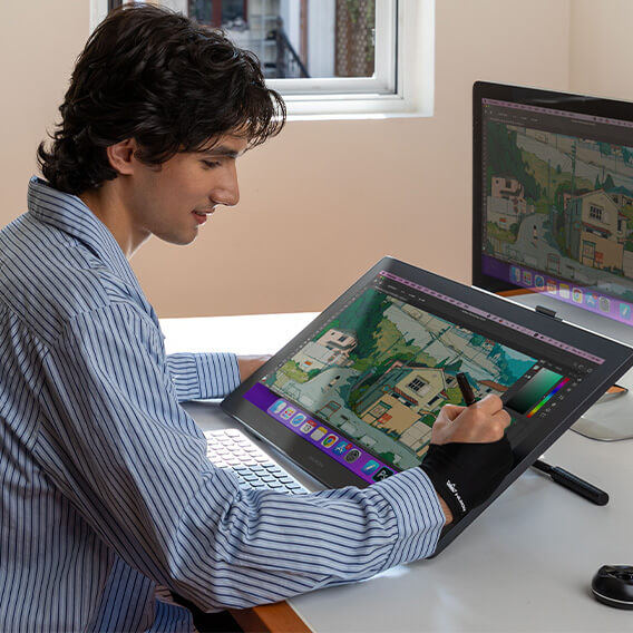 Kamvas22 液晶ペンタブレット HUION製 HUION Kamvas22 Plus 21.5型 液晶ペンタブレット Android対応