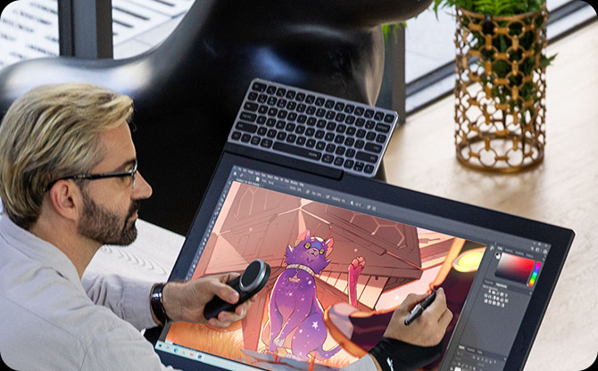 Huion Kamvas Pro 27 144Hz Professional Drawing Monitor for Artists