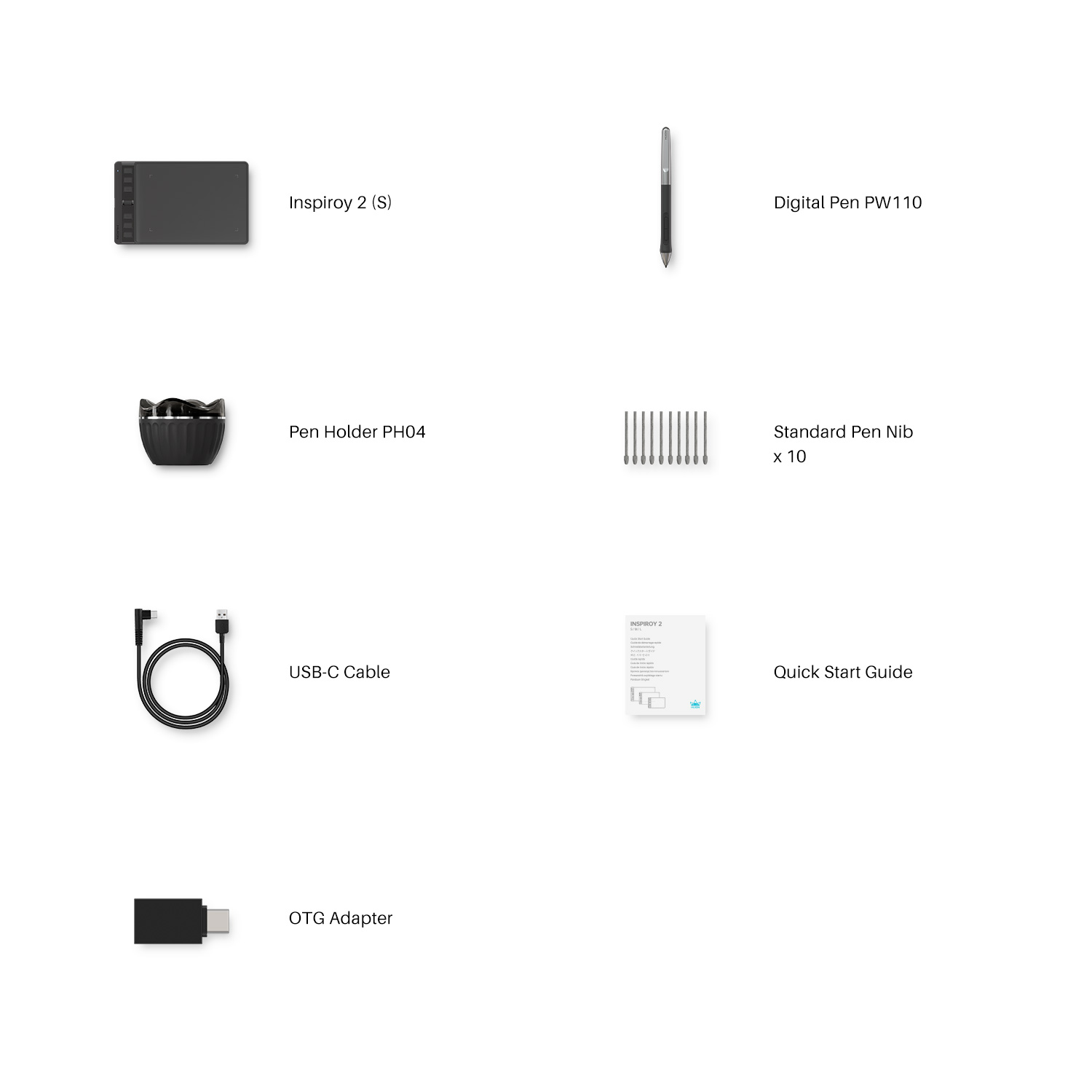Huion Inspiroy 2 S H641P 初心者向け小型グラフィックドローイング