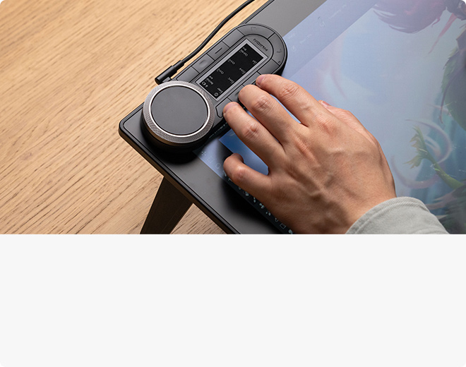 Huion Keydial Remote K40 Bluetooth Shortcut Controller for