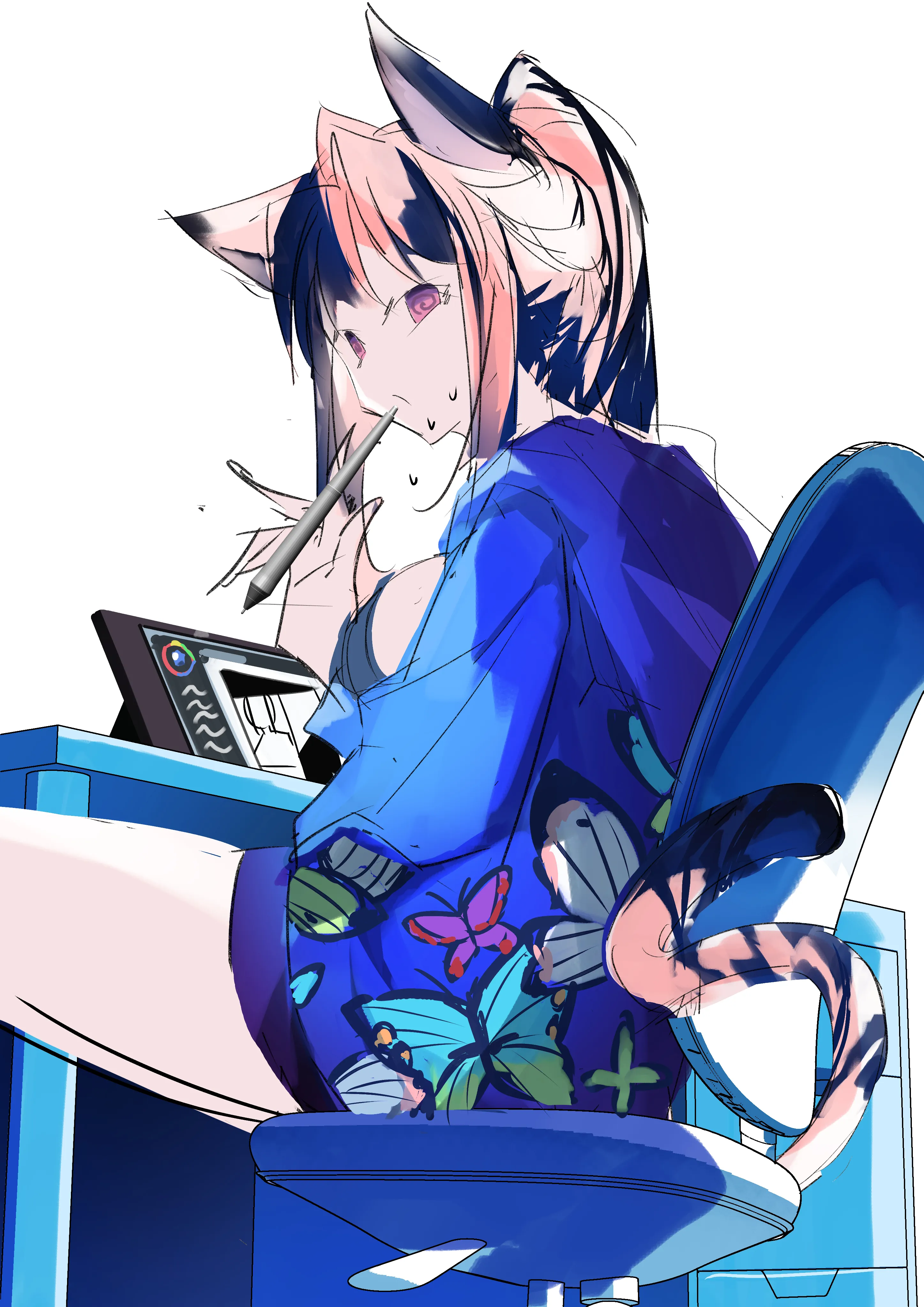 イラストレーターのYuzukiさんに、Kamvas 22 Plusをお試しいただき