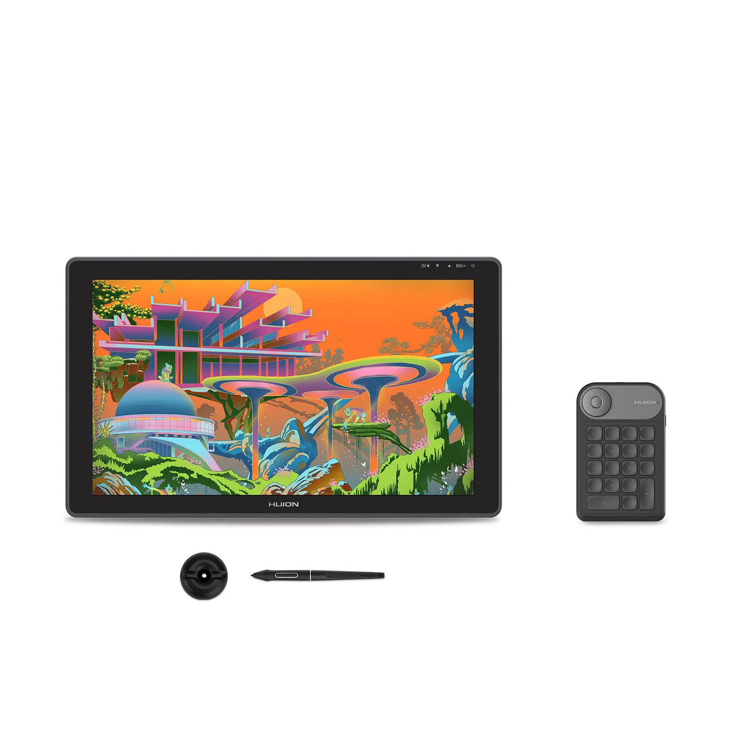Kamvas 22| 22 Plus Drawing Monitor with Keydial mini for Artists | Huion  Official Store: Drawing Tablets