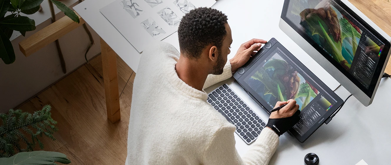 Huion Kamvas 16 (Gen 3) 2.5K Digital Art Tablet with Pen for