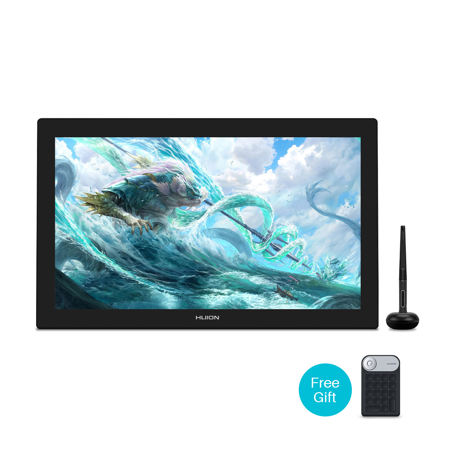 Kamvas Pro 24 (4K) Écran à stylet UHD pour artiste professionnel