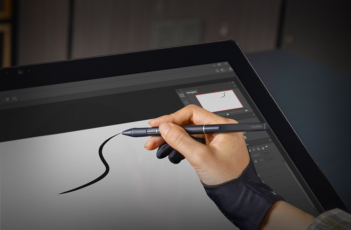 עט דיגיטלי ללא סוללה עבור לוחות גרפיים Slim Pen PW550S מבית Huion