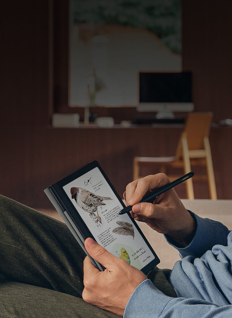 Huion Note E 8.4インチ Androidノートテイキングタブレット 電池不要