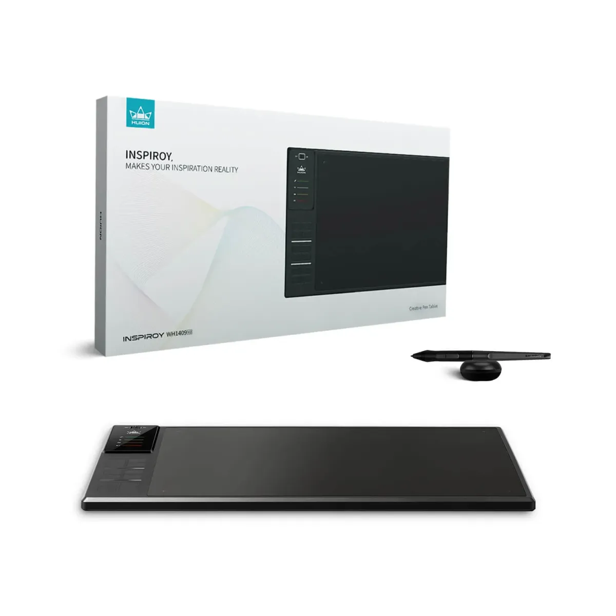 【値下げOK】HUION Creative ペンタブレットWH1409 v2 WH1409 V2 Computer Pen Tablet & Art Tablet | Huion