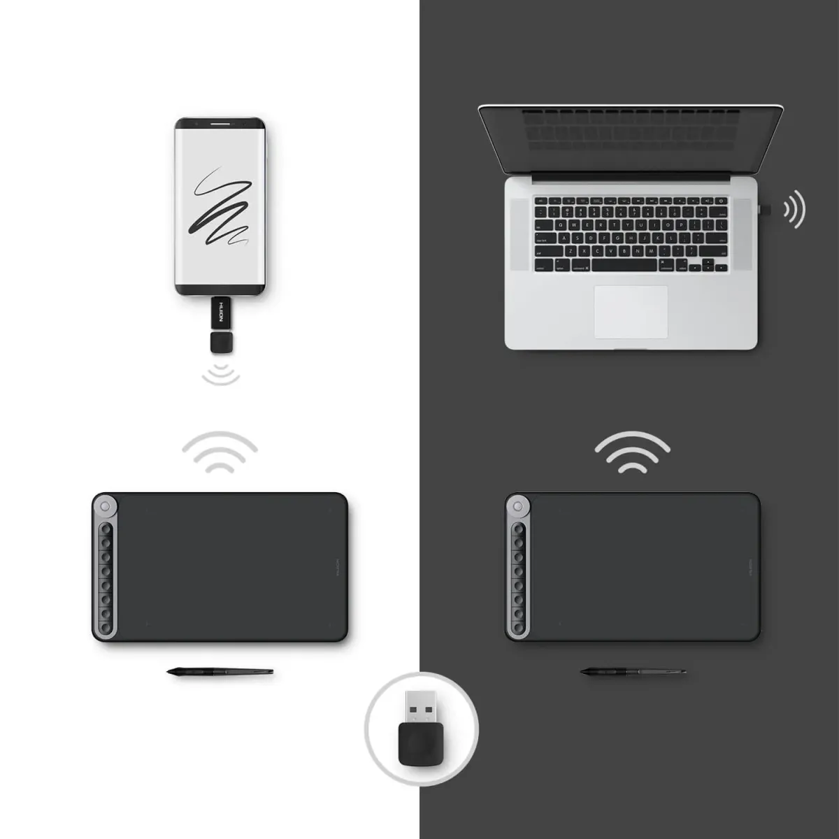Inspiroy Dial Q620M Graphic Drawing Tablet for Artists