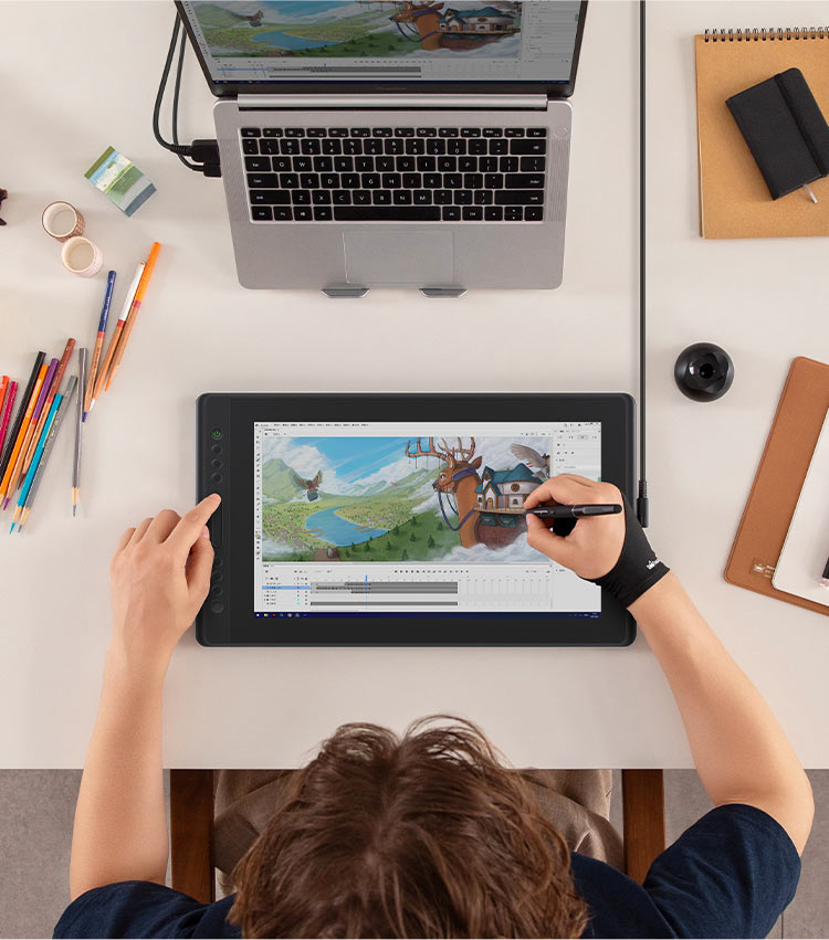 Huion Kamvas Pro 16 V2 16-inch Graphics Drawing Tablet with Screen
