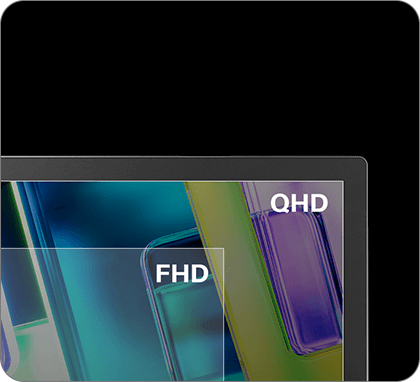 22&Prime; 2.5K 90Hz screen