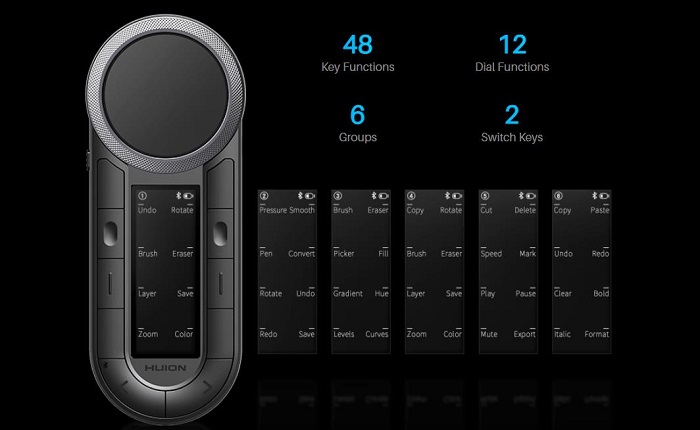 Huion Keydial mini, Keydial Remote, and Keyboard Full Review